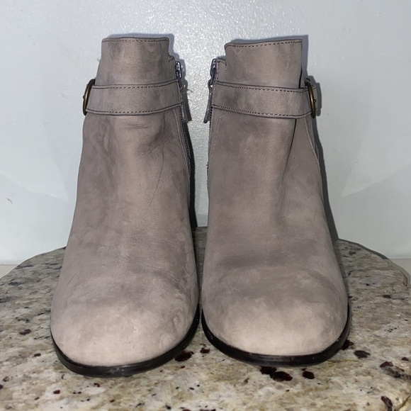 Cole Haan Cassidy Strap Bootie Iron Steel Nubuck Size 8.5 B - Picture 4 of 16